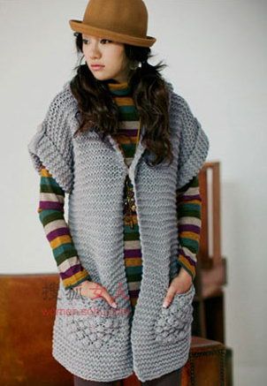 5款韩版针织长衫 80后美女入冬准搭配